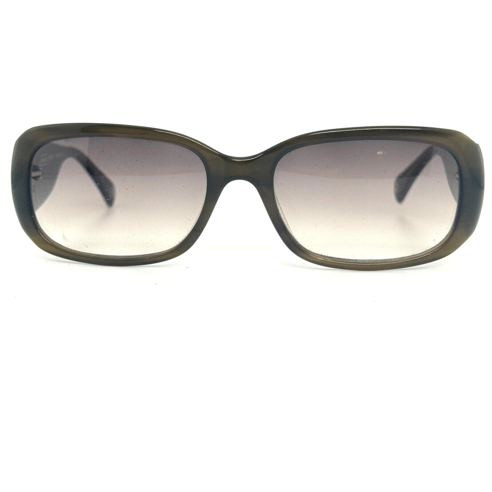 Coach Brown Gradient Lens Rectangle Sunglasses